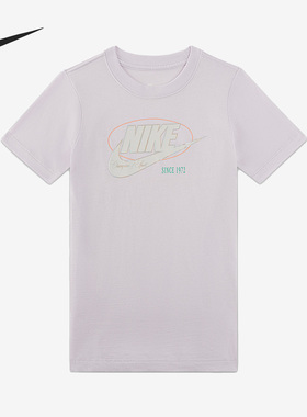 Nike/耐克正品夏季新款大童休闲宽松运动短袖T恤DR9672-509