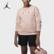 耐克正品 Air Jordan大童款 Nike 叠搭运动休闲卫衣FD9273 664