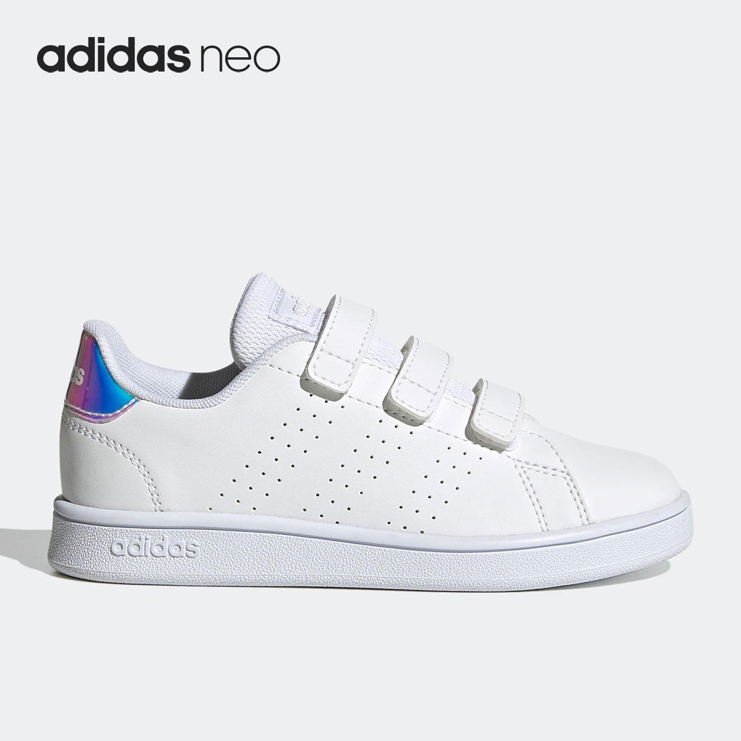 阿迪达斯大童魔术贴运动鞋