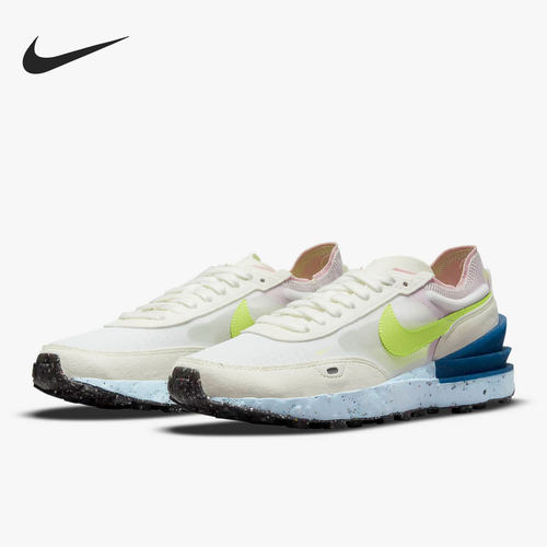 Nike/耐克正品WAFFLE ONE休闲女子运动低帮缓震跑步鞋 DJ9640-100