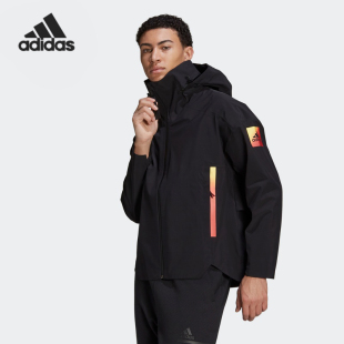 阿迪达斯adidas正品 MYSHELTER R.R 男女户外运动连帽夹克GT0352