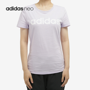 ESNTL 休闲女子W 阿迪达斯正品 T恤GL1178 1圆领短袖 Adidas