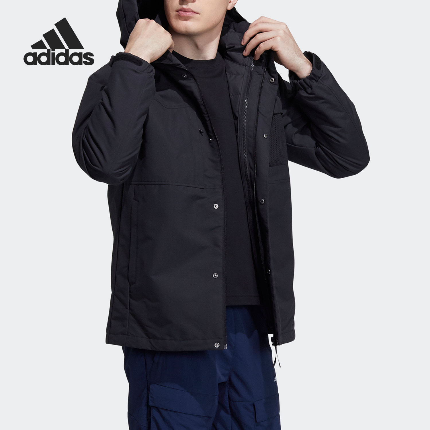 Adidas/阿迪达斯男三合一羽绒服