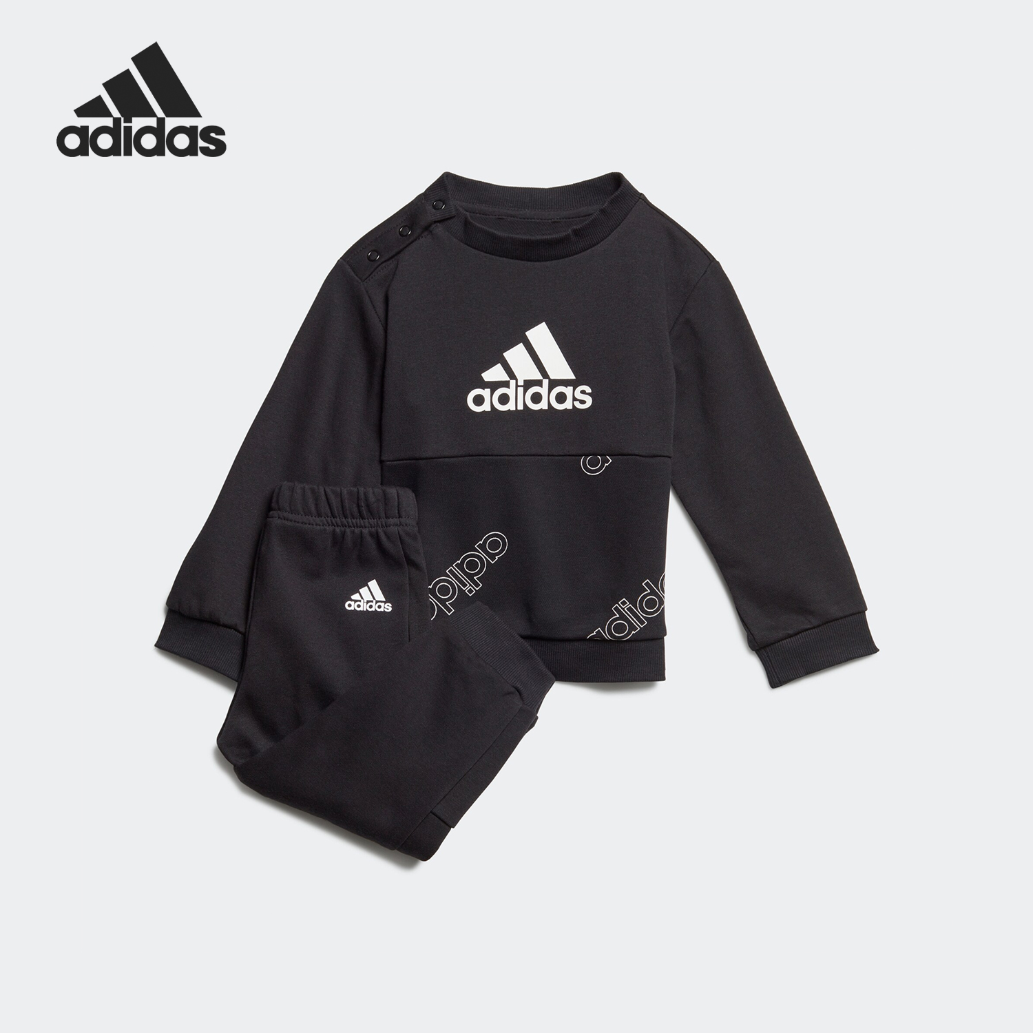 阿迪达斯正品婴童运动套装