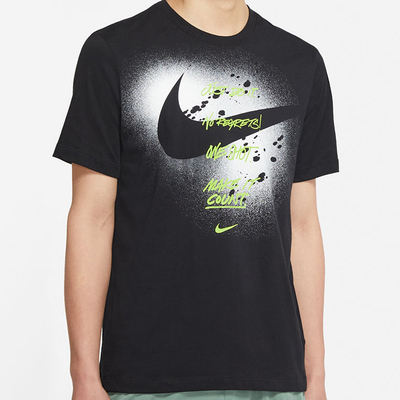 耐克夏季圆领宽松休闲运动短袖