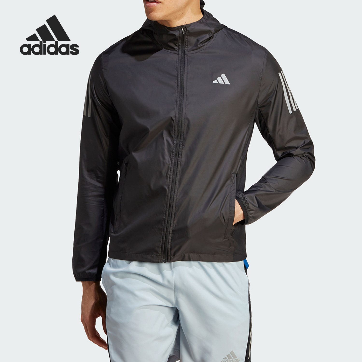 Adidas/阿迪达斯正品新款男子运动休闲连帽夹克外套HZ4523,运动服/休闲服装,运动茄克/外套,淘宝优惠券,粉丝福利购,淘宝优惠卷