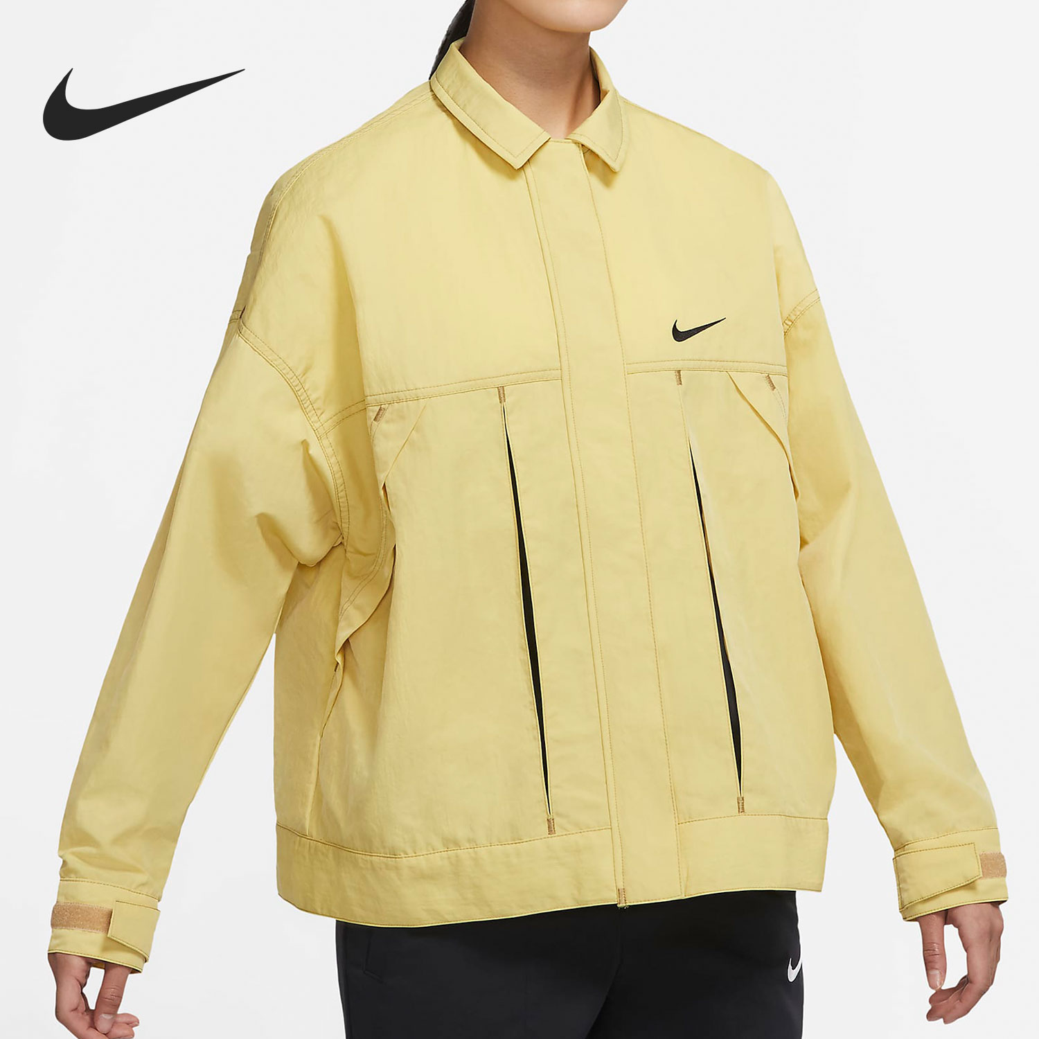 Nike/耐克正品春季梭织宽松女子运动外套夹克DM6204-304