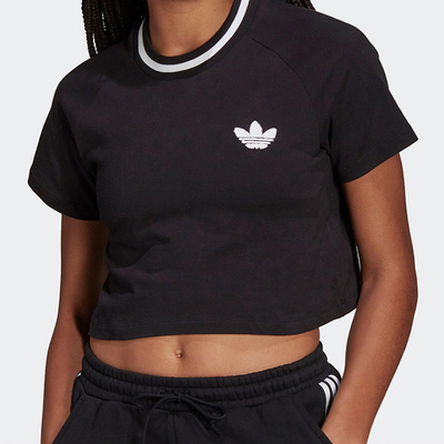阿迪达斯三叶草女子运动短袖T恤