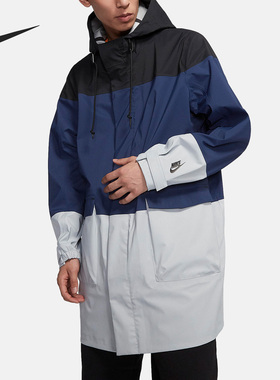 Nike/耐克正品Lab男子中长款梭织运动连帽夹克外套CD6391-010