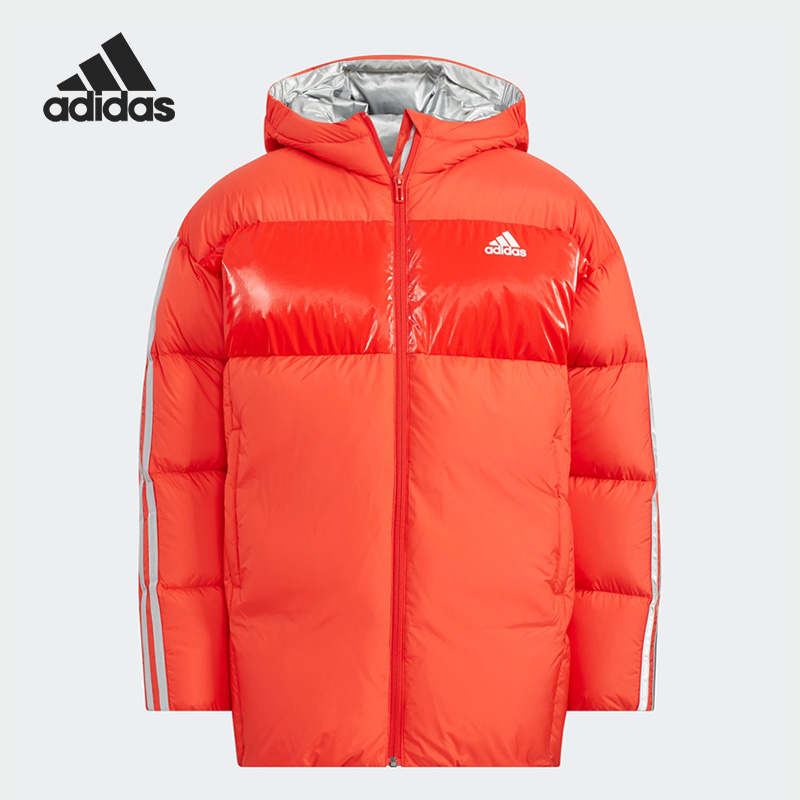 阿迪达斯儿童运动连帽保暖羽绒服