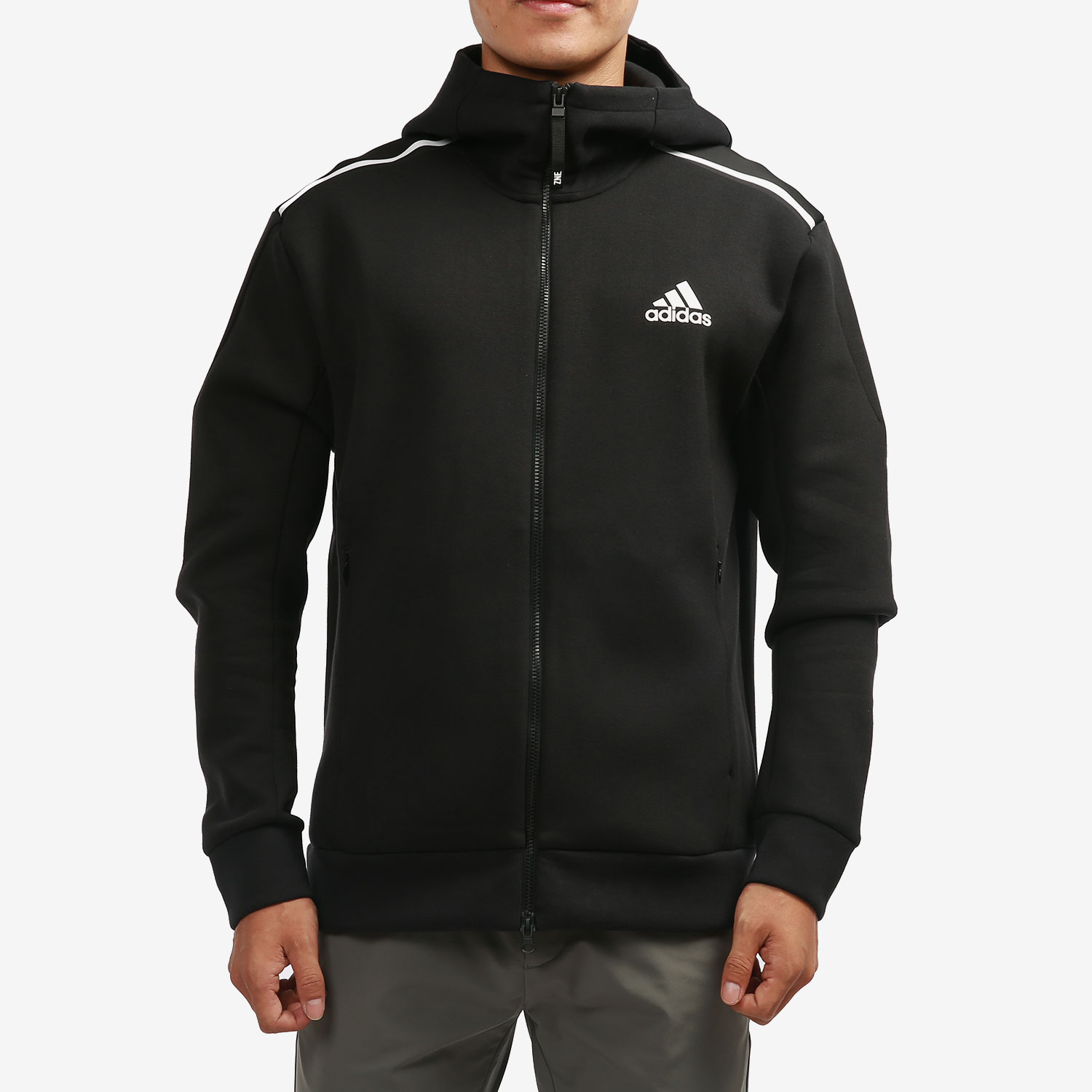 Adidas/阿迪达斯正品秋季新款男子运动休闲连帽外套 GT9780