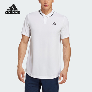 阿迪达斯正品 男士 Adidas 新款 HS3245 网球运动短袖 翻领POLO衫