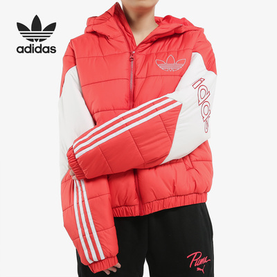 阿迪达斯女子冬季保暖运动棉服