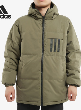Adidas/阿迪达斯正品新款男子双面可穿运动羽绒服外套 EH4009