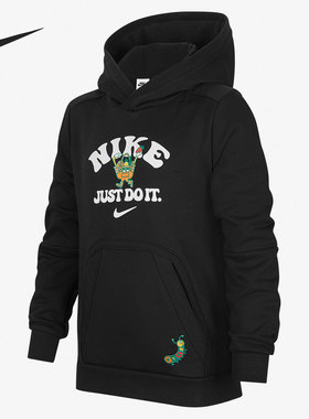 Nike/耐克正品B NSW NIKE BB PO大童运动休闲连帽卫衣 DQ9135-010