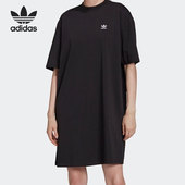 女子短袖 Adidas 三叶草新款 夏季 连衣裙HC2052 阿迪达斯正品