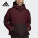 DZ1516 女子户外保暖防风连帽运动棉服 Adidas 阿迪达斯正品
