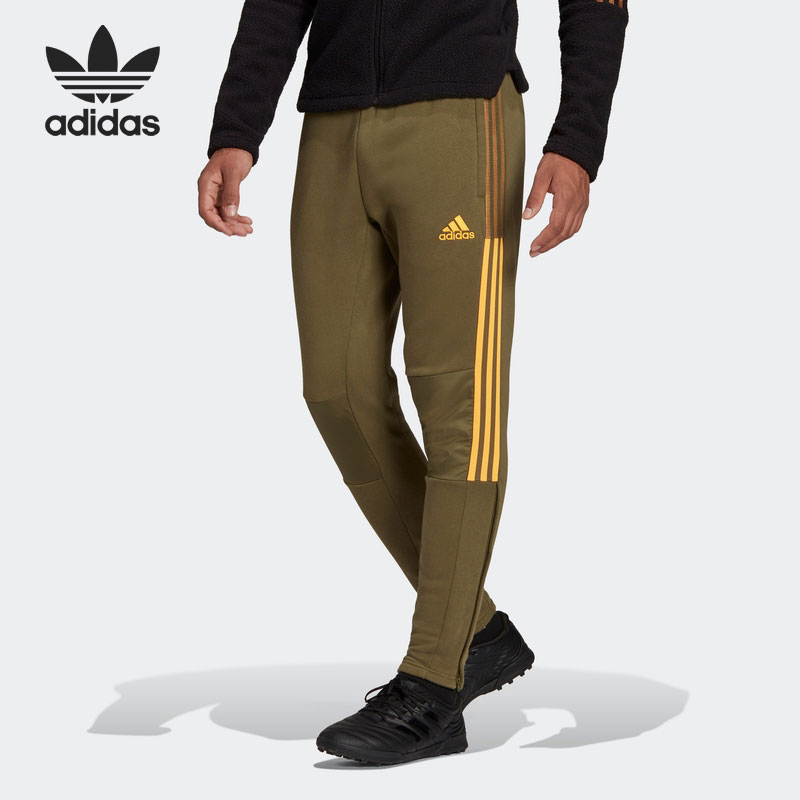 阿迪达斯男子休闲运动长裤足球