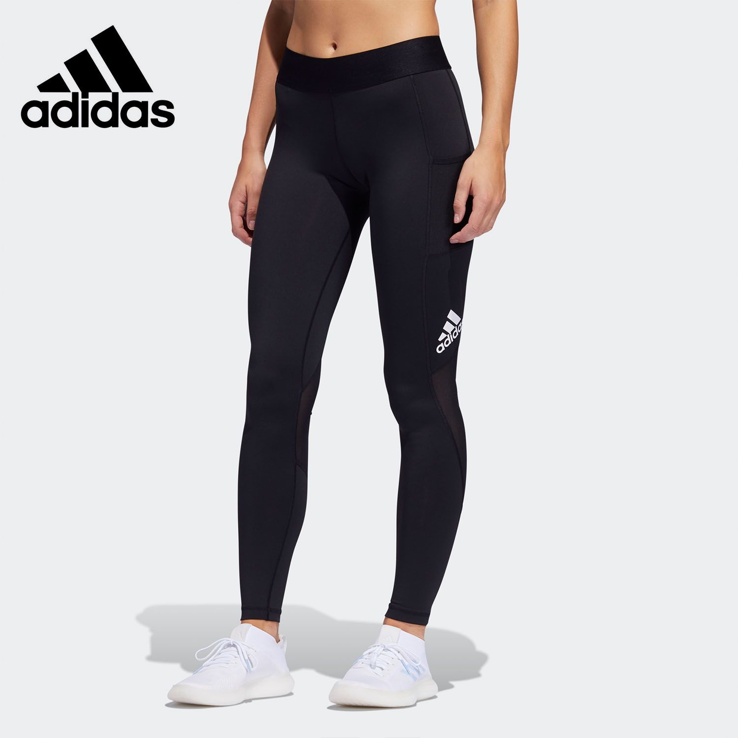 adidas女子训练紧身fj7167长裤