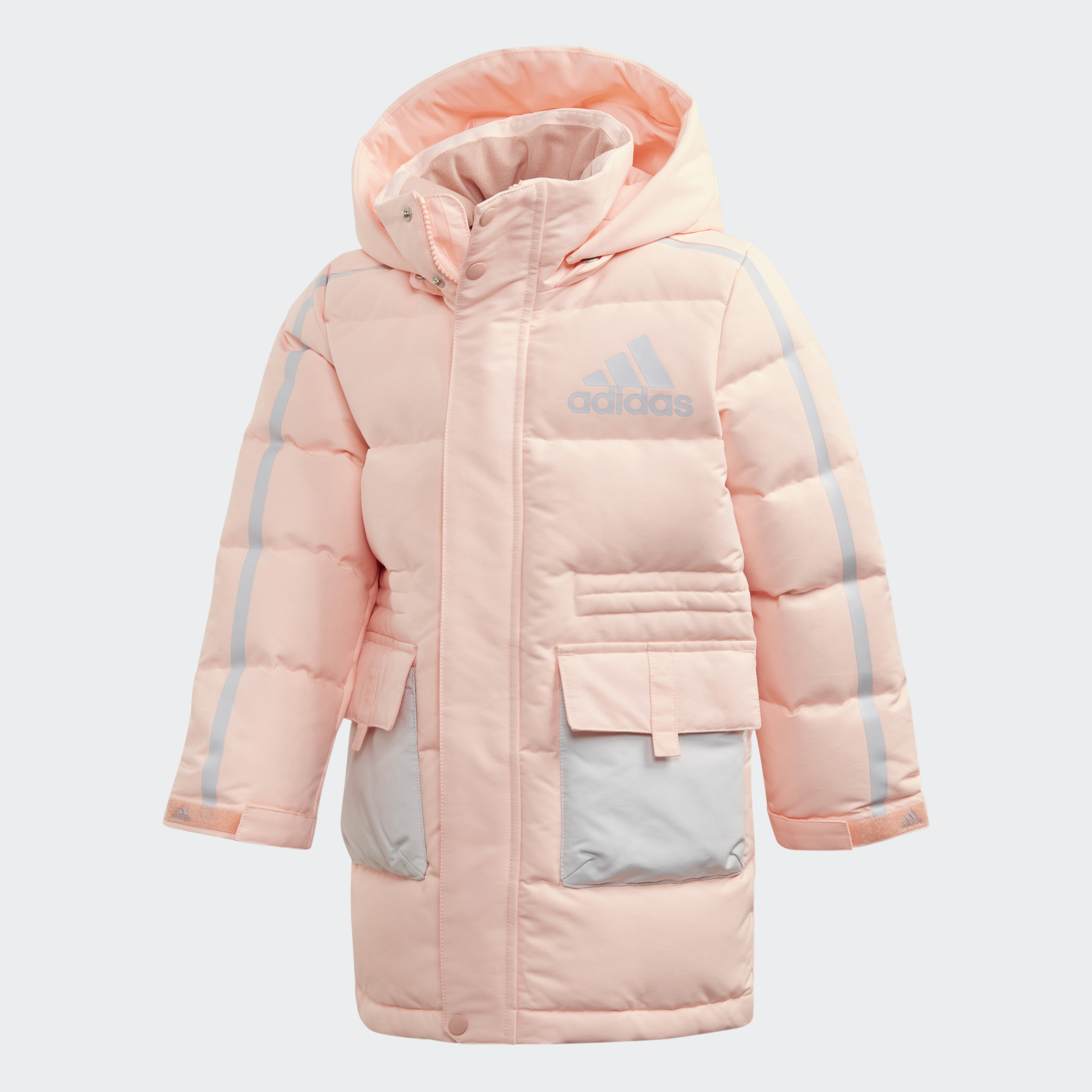 阿迪达斯儿童运动连帽羽绒服
