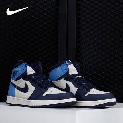 Nike/耐克正品AIR JORDAN 1 RETRO HIGH OG AJ1篮球鞋 555088-140