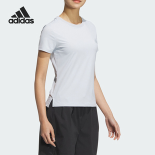 TEE 女士修身 阿迪达斯正品 简约短袖 圆领T恤JD5260 Adidas