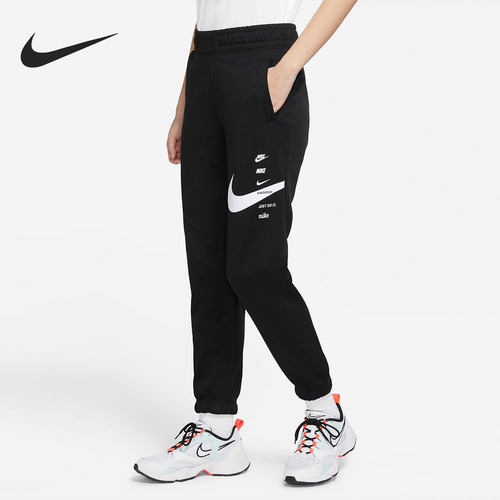 Nike/耐克正品冬季新款女子加绒保暖时尚休闲跑步长裤 DJ1126-011
