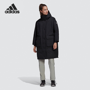 阿迪达斯运动女装户外休闲羽绒服