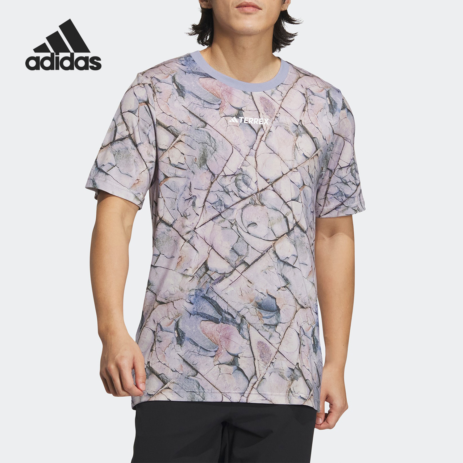 Adidas/阿迪达斯男女运动短袖