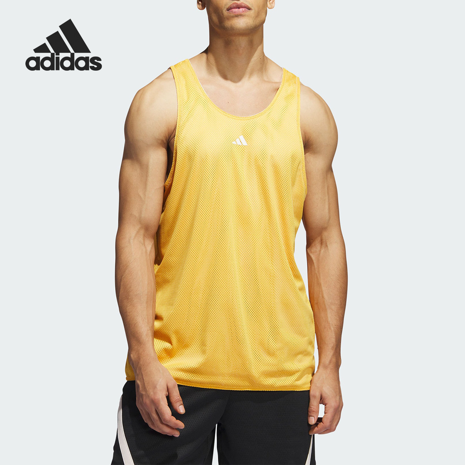 Adidas/阿迪达斯正品夏季男子训练健身两面穿运动背心IM4210