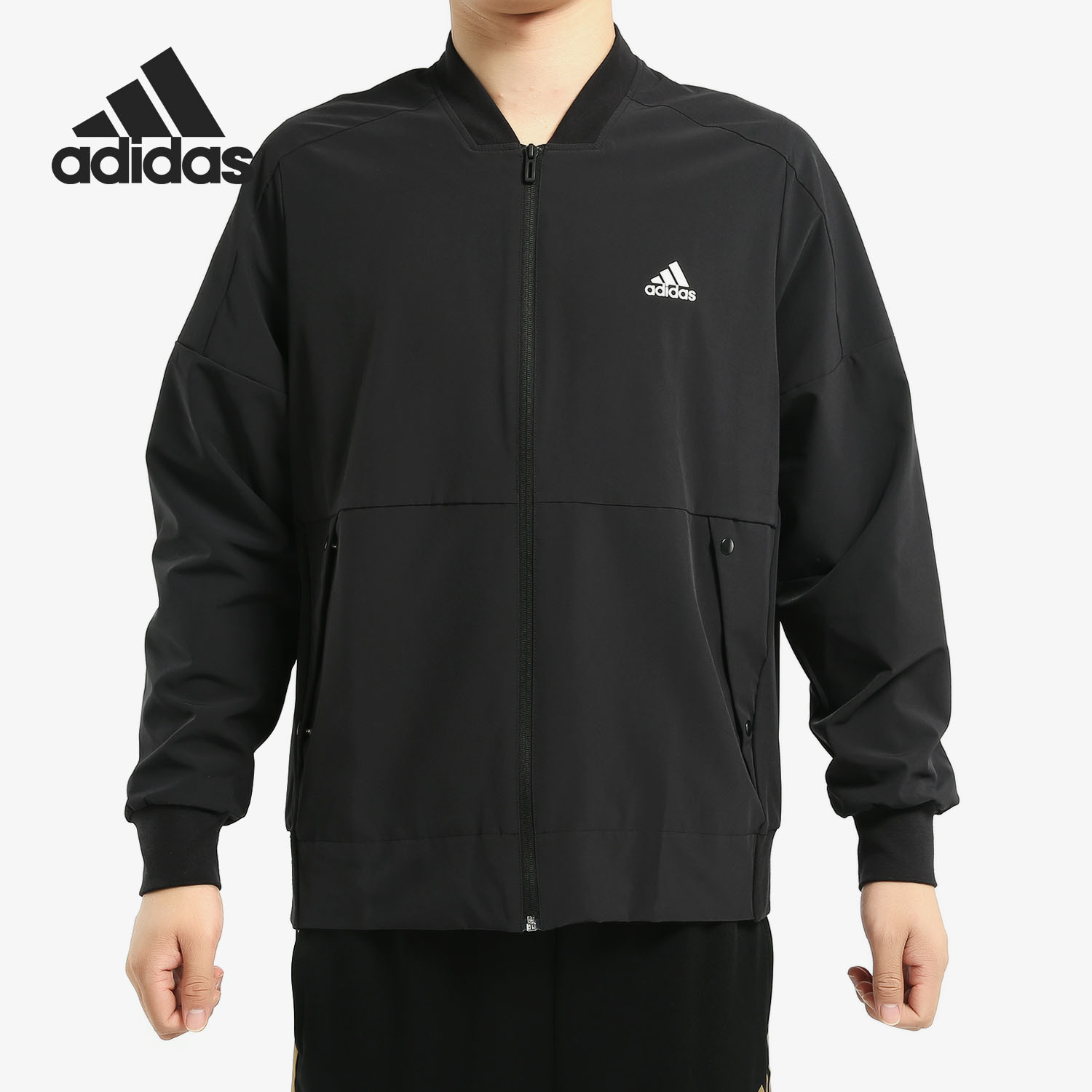 Adidas/阿迪达斯正品男装秋季新款运动服休闲夹克外套 EH3778