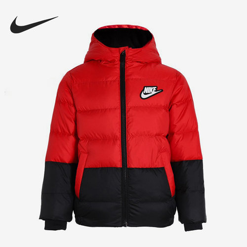 Nike/耐克正品冬季新款小童保暖防风运动连帽羽绒服 DO3607-657
