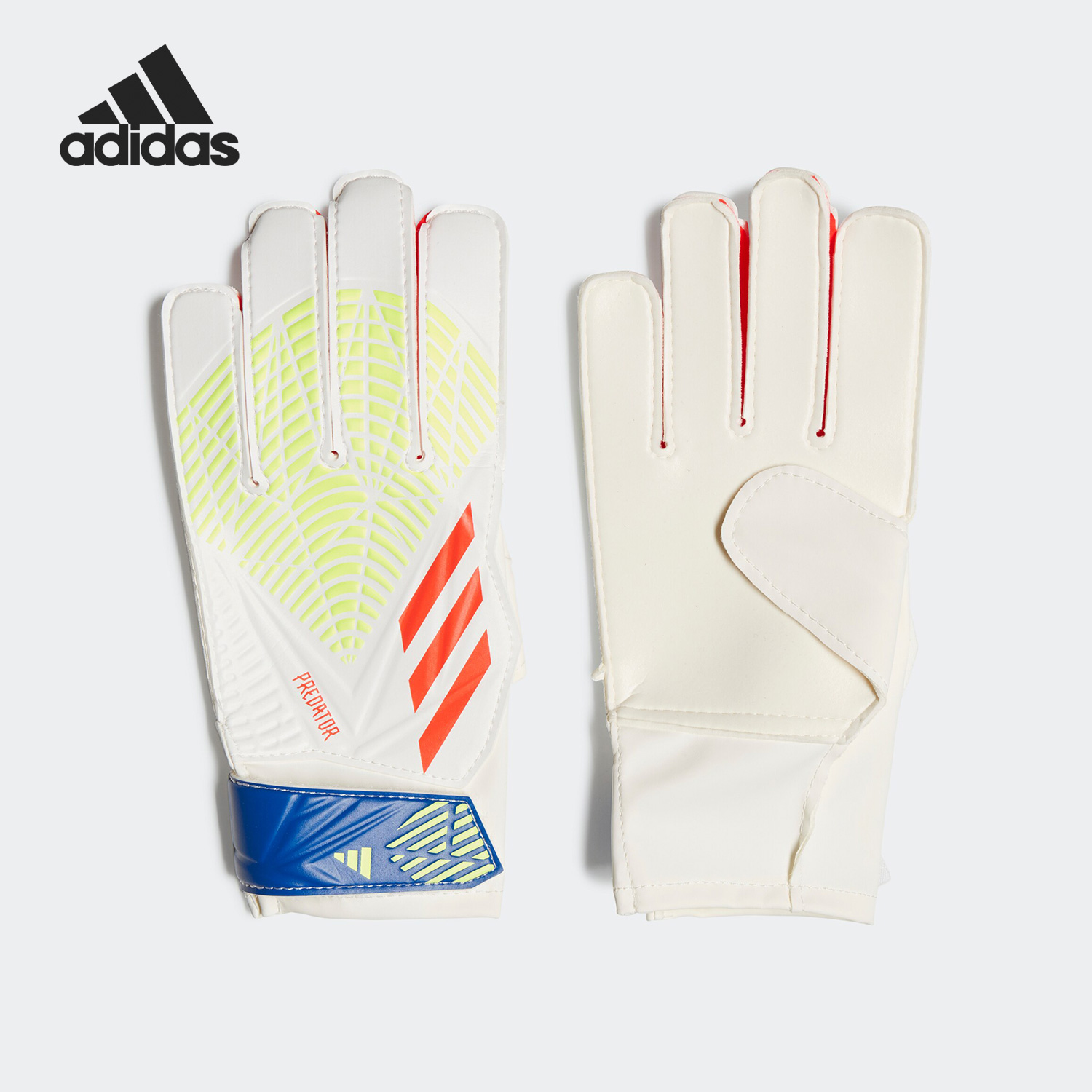 Adidas/阿迪达斯正品夏季大童足球运动耐用守门员手套HF9732