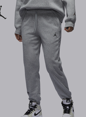 Nike/耐克正品JORDAN 女士针织透气束脚运动长裤FN5781-063