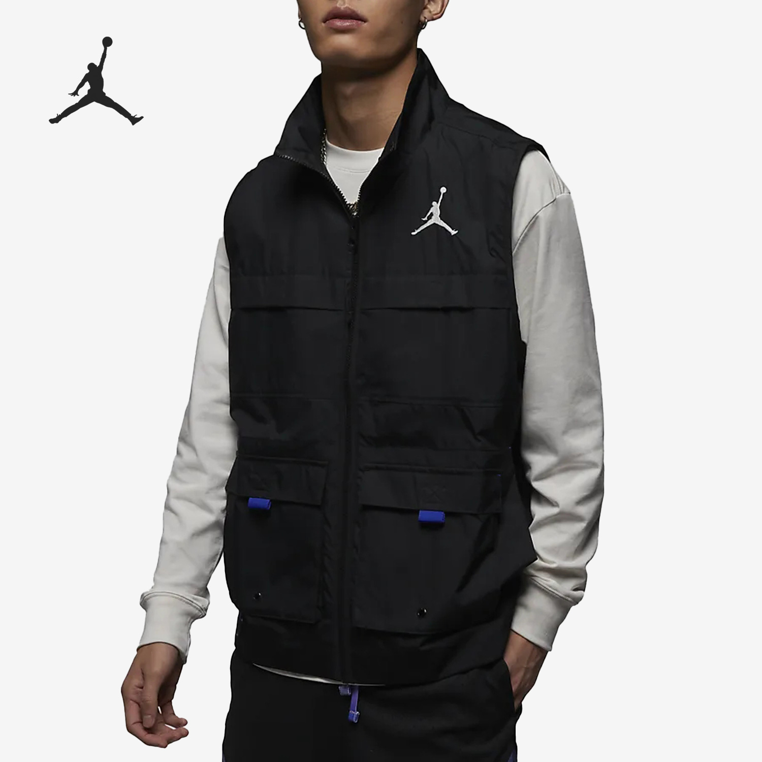 Nike/耐克正品新款男子宽松运动休闲马甲FD4800-010