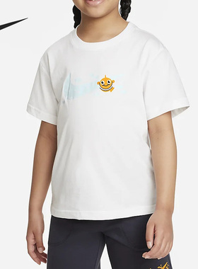 Nike/耐克正品夏季Sportswear小童运动短袖T恤FQ0820-100