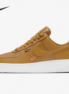 新款 Nike/耐克正品AirForce107双勾小麦色女子休闲鞋CT1989-700