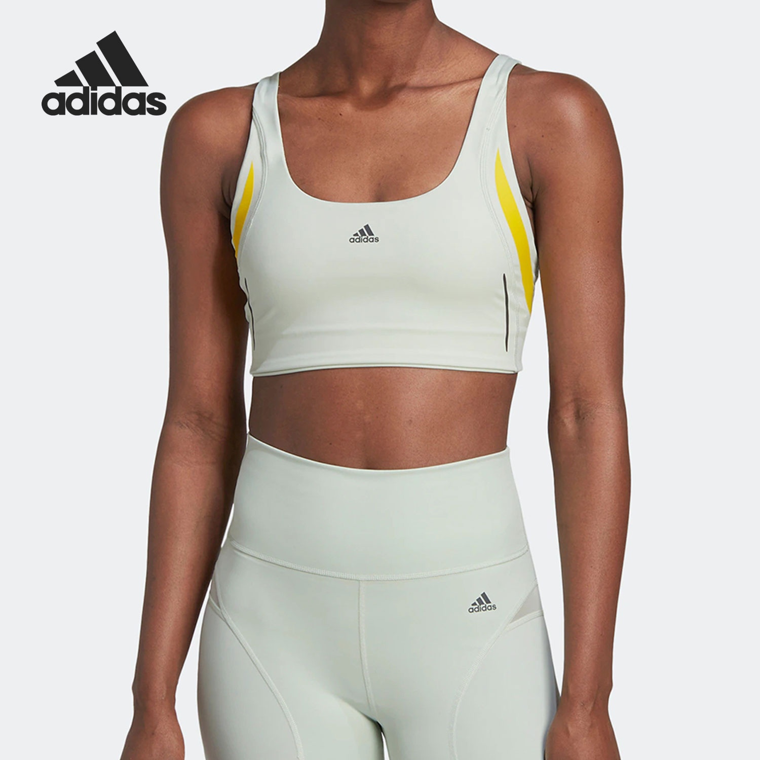 Adidas/阿迪达斯正品新款女运动休闲舒适训练运动内衣 HM6392