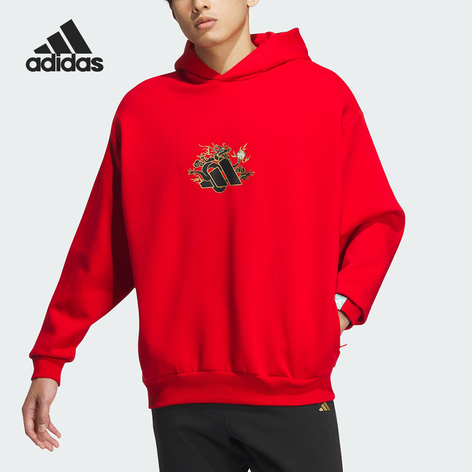 阿迪达斯正品男士卫衣