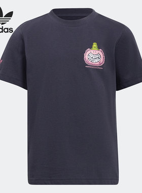 Adidas阿迪达斯正品三叶草Kevin Lyons联名小童运动短袖T恤HF7539