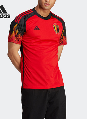 Adidas/阿迪达斯正品比利时队球迷版男子足球运动休闲球衣 HD9412