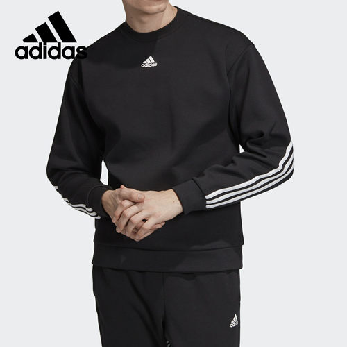 adidas正品crew运动型格休闲卫衣