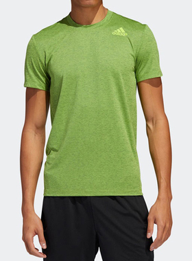 新款 Adidas/阿迪达斯正品 夏季男子运动型格短袖T恤 FL4336