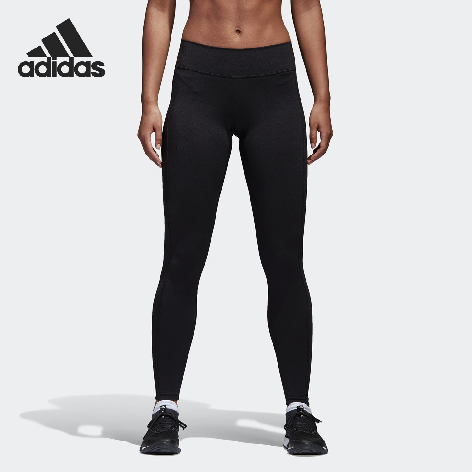Adidas/阿迪达斯正品女子新款跑步训练运动紧身长裤  CD3130