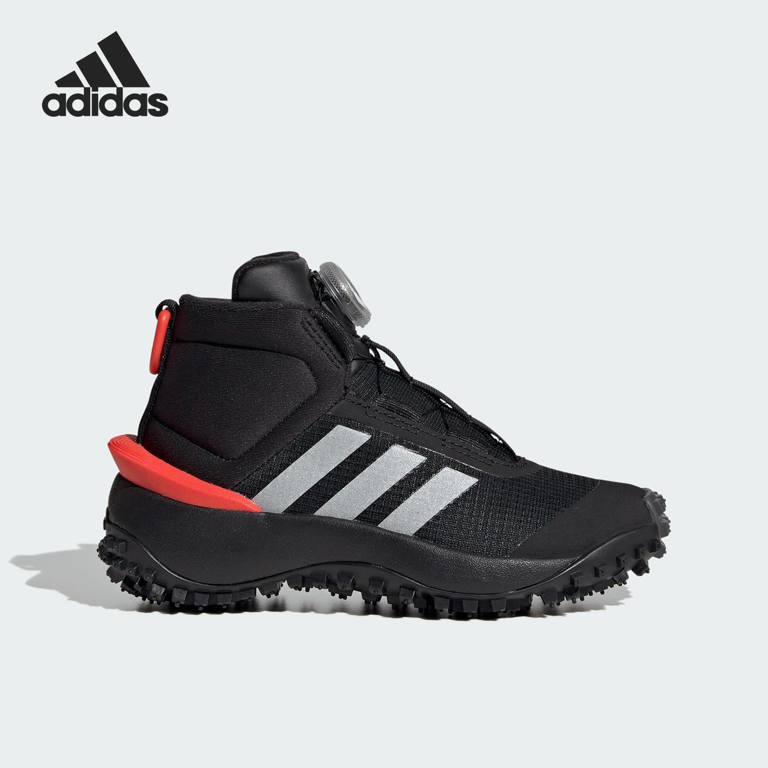 Adidas/阿迪达斯正品新款大童实用旋钮抓绒衬里运动休闲鞋IG7262
