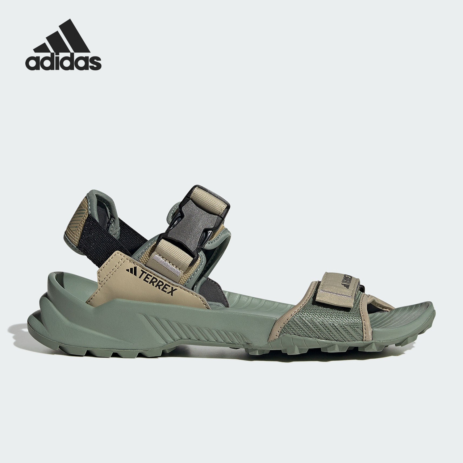 Adidas/阿迪达斯正品 HYDROTERRA男子户外运动徒步凉鞋ID4270-封面