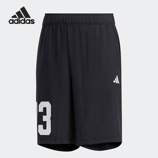 小童透气跑步运动短裤 Adidas 新款 夏季 FM9800 阿迪达斯正品