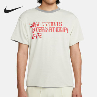 针织圆领双面穿男子舒适透气运动休闲T恤DQ4248 073 耐克正品 Nike