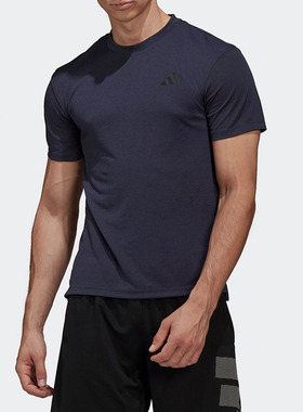 Adidas/阿迪达斯正品秋季新款男子运动休闲短袖圆领T恤GR7101