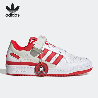 Adidas/阿迪达斯正品三叶草新款男女款魔术贴运动休闲板鞋 FZ6565